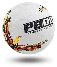 PB08 Rubber Moulded Germany Country Football Size 5 Football with Inflation Needle (Multicolor)-thumb4