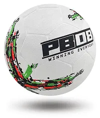 PB08 Rubber Moulded Italy Country Football Size 5 Football with Inflation Needle (Multicolor)-thumb3