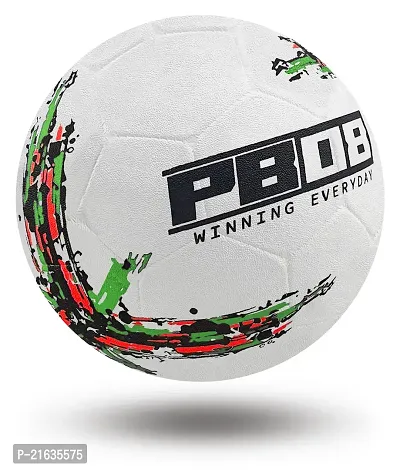 PB08 Rubber Moulded Italy Country Football Size 5 Football with Inflation Needle (Multicolor)-thumb4