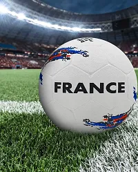 PB08 Rubber Moulded France Country Football Size 5 Football (Multicolor)-thumb2