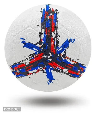 PB08 Rubber Moulded France Country Football Size 5 Football (Multicolor)-thumb5