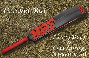 MRF Plastic Cricket Bat Size 8 for Tennis Balls, Plastic Bat Full Size-thumb2