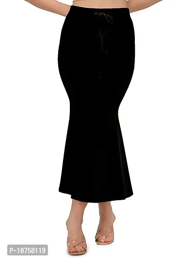 Lycra Saree Shapewear Petticoat for Women, Women's Blended Saree Shapewear,Skirts  for Women,Shape Wear Dress