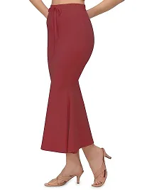 Toy O'Fun Lycra Saree Shapewear Petticoat for Women, Cotton Blended,Petticoat,Skirts for Women,Shape Wear Dress for Saree (L, Maroon)-thumb1