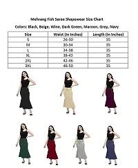 Toy O'Fun Lycra Saree Shapewear Petticoat for Women, Cotton Blended,Petticoat,Skirts for Women,Shape Wear Dress for Saree (M, Navy Blue)-thumb4