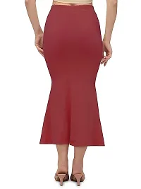 Toy O'Fun Lycra Saree Shapewear Petticoat for Women, Cotton Blended,Petticoat,Skirts for Women,Shape Wear Dress for Saree (L, Maroon)-thumb2