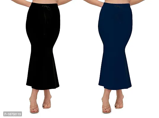 Buy Cotton Lycra Black Shapewear Saree Petticoat Online