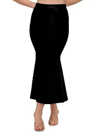Toy O'Fun Lycra Saree Shapewear Petticoat for Women, Cotton Blended,Petticoat,Skirts for Women,Shape Wear Dress for Saree (XXL, Beige + Black + Navy Blue)-thumb2