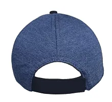 Cotton blue color Friends caps long peak hat for boys-thumb1