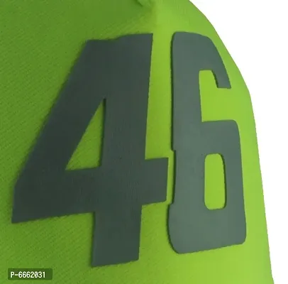 Neon green racing 46 number caps hats for boys-thumb2