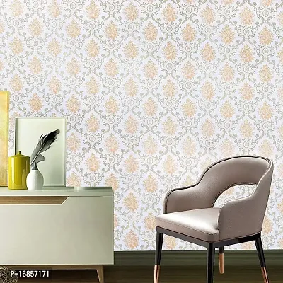 Beautiful flower pattern wallpaper sticker self adhesive(500 x 45) cm-thumb2