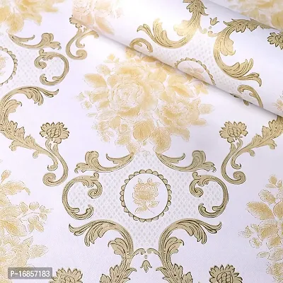 Beautiful flower pattern wallpaper sticker self adhesive(500 x 45) cm-thumb4