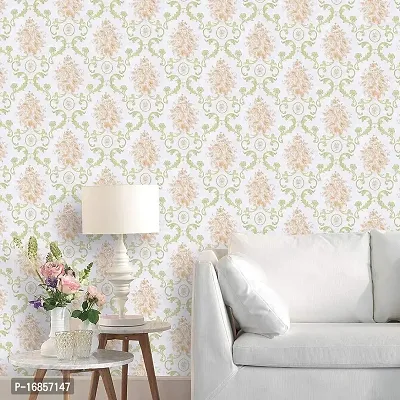 Beautiful flower pattern wallpaper sticker self adhesive(500 x 45) cm-thumb2