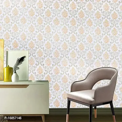 Beautiful flower pattern wallpaper sticker self adhesive(500 x 45) cm-thumb4