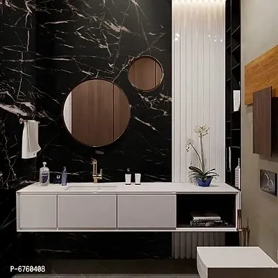 Black marble wallpaper sticker for furniture decoration 200 x 60 cm-thumb5