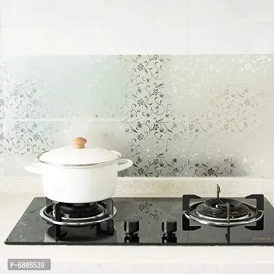 Silver wallpaper sticker for home and kitchen furniture decorati-thumb3