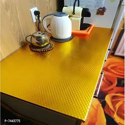 Golden self adhensive wallpaper sticker for furniture decoration(200x60cm)(13 sq ft)-thumb2