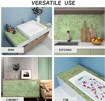 green self adhensive wallpaper sticker for furniture decoration(200x60cm)(13 sq ft)-thumb3