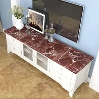 Red Marble wallpaper sticker waterproof sticker for furniture decorati(13 sq ft)-thumb4