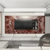 Red Marble wallpaper sticker self adhensive wallpaper waterproof decoration(200x60cm)(13 sq ft)-thumb2