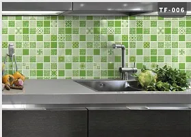 Green wallpaper sticker for furniture decoration(200x60cm)-thumb1