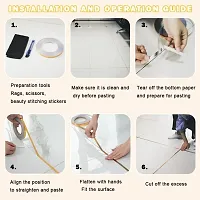 Modern Waterproof Gap Sealing Tape Strip Self-Adhesive for Decoration Floor Tiles, 10mm X50 M-thumb4