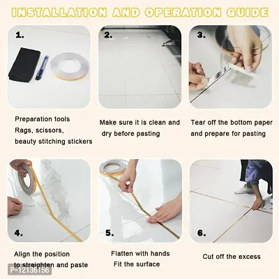 Modern Waterproof Gap Sealing Tape Strip Self-Adhesive for Decoration Floor Tiles, 10mm X50 M-thumb5