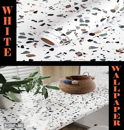 Self Adhesive Wall Stickers Oil-Proof Waterproof Peel  Stick Contact Wallpaper for Kitchen Living Room Office Table Home Decor Furniture Workshop-thumb2