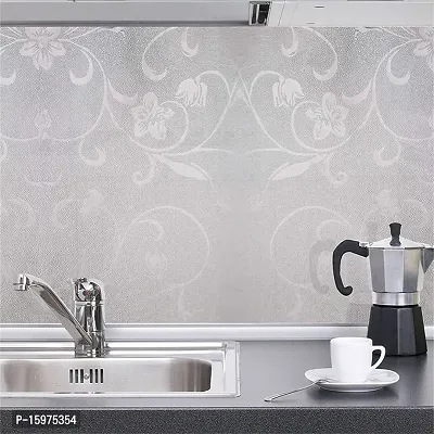 Kitchen cabinets Marble Wallpaper Oil Proof Waterproof Floor Tiles Stickers Waterproof Wall Paper for Home and Kitchen Decor-thumb3