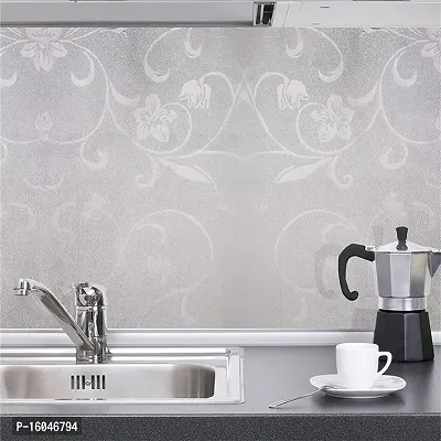 Kitchen Backsplash Wallpaper Peel and Stick Aluminum Foil Contact Paper Self Adhesive Oil-Proof Heat Resistant Wall Sticker for Countertop Drawer Liner Shelf Liner Pack Of :2-thumb2