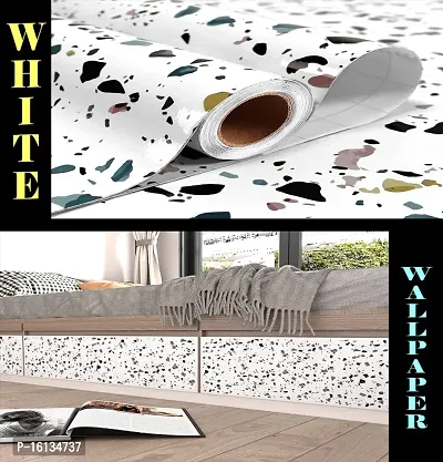 Self Adhesive Wall Stickers Oil-Proof Waterproof Peel  Stick Contact Wallpaper for Kitchen Living Room Office Table Home Decor Furniture Workshop Pack Of :2-thumb3