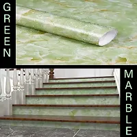 Kitchen cabinets Marble Wallpaper Oil Proof Waterproof Floor Tiles Stickers Waterproof Wall Paper for Home and Kitchen Decor Pack Of :2-thumb2