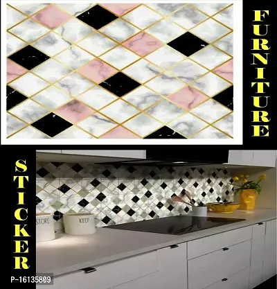 Wallpaper for Home Furniture Kitchen Platform Office Table Water Proof Oil Proof Scratch Resistance Pack Of :2-thumb0