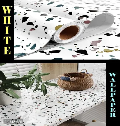 Self Adhesive Wall Stickers Oil-Proof Waterproof Peel  Stick Contact Wallpaper for Kitchen Living Room Office Table Home Decor Furniture Workshop Pack Of :2-thumb4