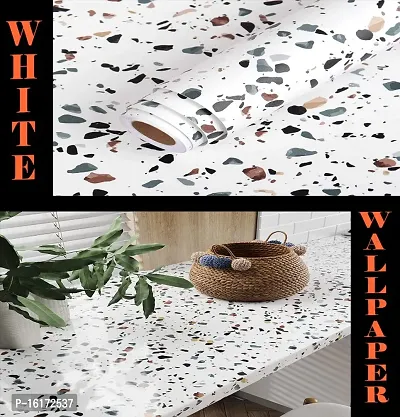 Self Adhesive Wall Stickers Oil-Proof Waterproof Peel  Stick Contact Wallpaper for Kitchen Living Room Office Table Home Decor Furniture Workshop Pack Of :2-thumb0
