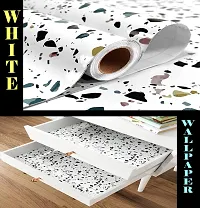 Self Adhesive Wall Stickers Oil-Proof Waterproof Peel  Stick Contact Wallpaper for Kitchen Living Room Office Table Home Decor Furniture Workshop Pack Of :2-thumb1