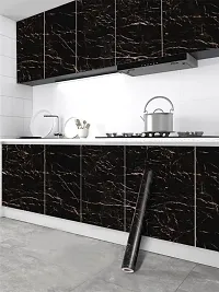 Kitchen Backsplash Wallpaper Peel and Stick Aluminum Foil Contact Paper Self Adhesive Oil-Proof Heat Resistant Wall Sticker for Countertop Drawer Liner Shelf Liner Pack Of :2-thumb1