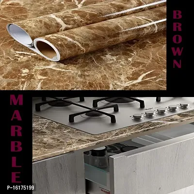 Kitchen Backsplash Wallpaper Peel and Stick Aluminum Foil Contact Paper Self Adhesive Oil-Proof Heat Resistant Wall Sticker for Countertop Drawer Liner Shelf Liner Pack Of :2-thumb4