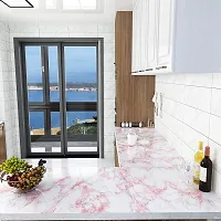 Kitchen Backsplash Wallpaper Peel and Stick Aluminum Foil Contact Paper Self Adhesive Oil-Proof Heat Resistant Wall Sticker for Countertop Drawer Liner Shelf Liner Pack Of:2-thumb2