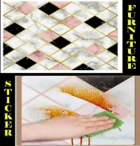 Kitchen Backsplash Wallpaper Peel and Stick Aluminum Foil Contact Paper Self Adhesive Oil-Proof Heat Resistant Wall Sticker for Countertop Drawer Liner Shelf Liner POF:2-thumb1