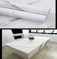 Kitchen cabinets Marble Wallpaper Oil Proof Waterproof Floor Tiles Stickers Waterproof Wall Paper for Home and Kitchen Decor POF:2-thumb3