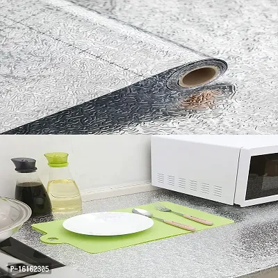 Kitchen cabinets Marble Wallpaper Oil Proof Waterproof Floor Tiles Stickers Waterproof Wall Paper for Home and Kitchen Decor POF:2-thumb4