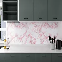 Kitchen Backsplash Wallpaper Peel and Stick Aluminum Foil Contact Paper Self Adhesive Oil-Proof Heat Resistant Wall Sticker for Countertop Drawer Liner Shelf Liner POF:2-thumb1