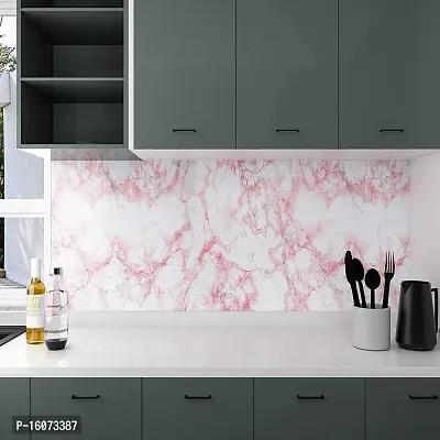 Kitchen Backsplash Wallpaper Peel and Stick Aluminum Foil Contact Paper Self Adhesive Oil-Proof Heat Resistant Wall Sticker for Countertop Drawer Liner Shelf Liner POF:2-thumb2