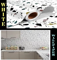 Self Adhesive Wall Stickers Oil-Proof Waterproof Peel  Stick Contact Wallpaper for Kitchen Living Room Office Table Home Decor Furniture Workshop POF:2-thumb1