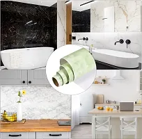 Kitchen Backsplash Wallpaper Peel and Stick Aluminum Foil Contact Paper Self Adhesive Oil-Proof Heat Resistant Wall Sticker for Countertop Drawer Liner Shelf Liner POF:2-thumb2