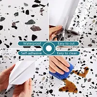 Kitchen Backsplash Wallpaper Peel and Stick Aluminum Foil Contact Paper Self Adhesive Oil-Proof Heat Resistant Wall Sticker for Countertop Drawer Liner Shelf Liner POF:2-thumb1