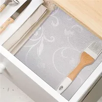 Kitchen Backsplash Wallpaper Peel and Stick Aluminum Foil Contact Paper Self Adhesive Oil-Proof Heat Resistant Wall Sticker for Countertop Drawer Liner Shelf Liner POF:2-thumb2