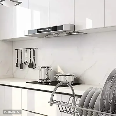 Kitchen Backsplash Wallpaper Peel and Stick Aluminum Foil Contact Paper Self Adhesive Oil-Proof Heat Resistant Wall Sticker for Countertop Drawer Liner Shelf Liner POF:2