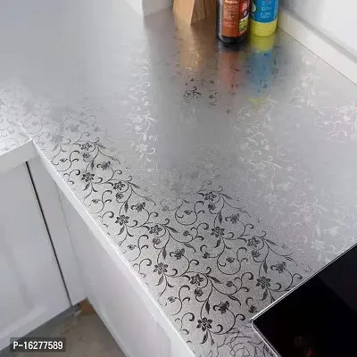 Kitchen Backsplash Wallpaper Peel and Stick Aluminum Foil Contact Paper Self Adhesive Oil-Proof Heat Resistant Wall Sticker for Countertop Drawer Liner Shelf Liner POF:2-thumb2